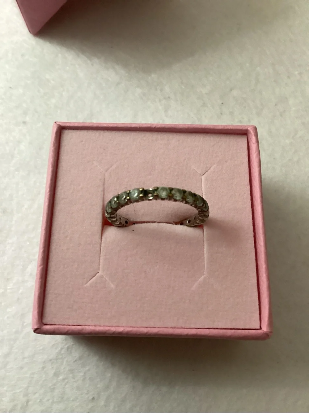 Swarovski Matrix Vittore Band Ring Round Cut Size